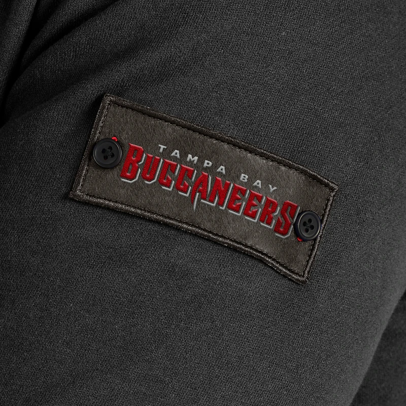 Men's J. Palmer Black Tampa Bay Buccaneers QB1 Full-Zip Sweatshirt