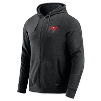 Men's J. Palmer Dark Heather Gray Tampa Bay Buccaneers Players Lounge Tri-Blend Full-Zip Hoodie