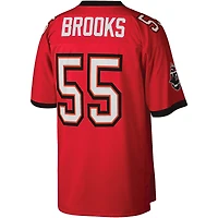 Maillot Homme Mitchell & Ness Derrick Brooks Red Tampa Bay Buccaneers Legacy Replica