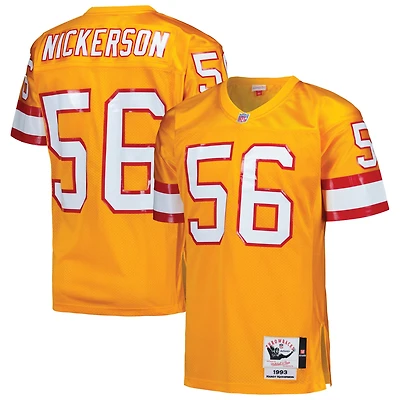 Maillot de joueur retraité authentique Mitchell & Ness Hardy Nickerson Orange Tampa Bay Buccaneers 1993 pour hommes