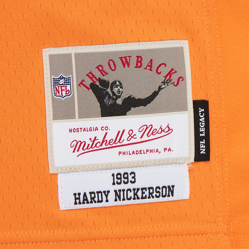 Men's Mitchell & Ness Hardy Nickerson Orange Tampa Bay Buccaneers 1993 Legacy Replica Jersey