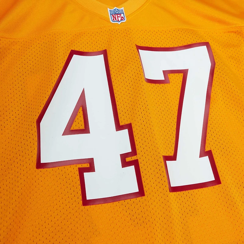 Men's Mitchell & Ness John Lynch Orange Tampa Bay Buccaneers 1993 Authentic Throwback Retired Player Jersey