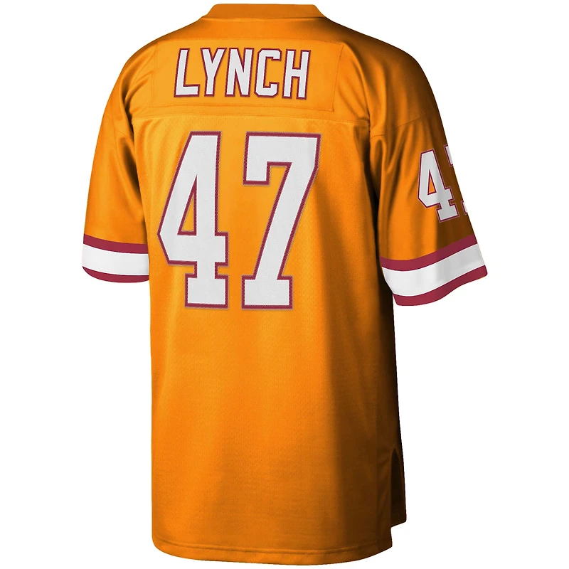 Men's Mitchell & Ness John Lynch Orange Tampa Bay Buccaneers Big Tall 1995 Legacy Retired Player Jersey