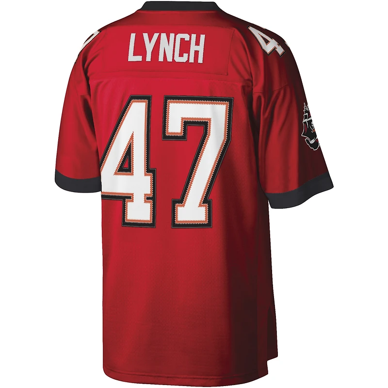 Maillot réplique Mitchell & Ness John Lynch rouge Tampa Bay Buccaneers Legacy pour hommes