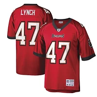 Maillot réplique Mitchell & Ness John Lynch rouge Tampa Bay Buccaneers Legacy pour hommes