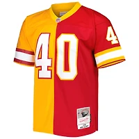 Maillot réplique Mitchell & Ness Mike Alstott orange/rouge Tampa Bay Buccaneers 1996 Split Legacy pour hommes