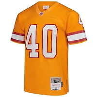 Men's Mitchell & Ness Mike Alstott Orange Tampa Bay Buccaneers Legacy Replica Jersey