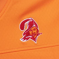 Men's Mitchell & Ness Mike Alstott Orange Tampa Bay Buccaneers Player Name Number Hoodie Legacy Jersey