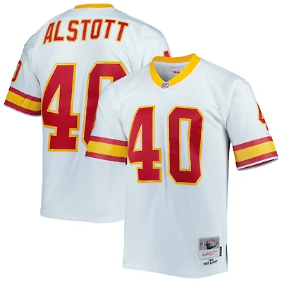 Maillot réplique Mitchell & Ness Mike Alstott blanc Tampa Bay Buccaneers Legacy pour hommes