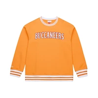 Sweat-shirt Mitchell & Ness orange pour homme, édition spéciale entraîneurs des Buccaneers de Tampa Bay, 50e saison