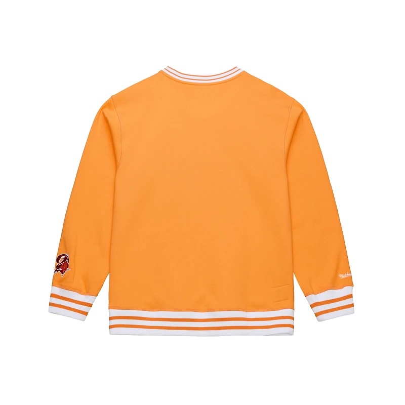 Men's Mitchell & Ness Orange Tampa Bay Buccaneers 50th Season Coaches Sweatshirt