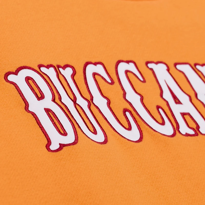 Men's Mitchell & Ness Orange Tampa Bay Buccaneers 50th Season Coaches Sweatshirt