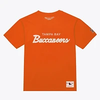 T-shirt classique Mitchell & Ness orange pour homme, entraîneur-chef des Buccaneers de Tampa Bay