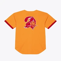 Men's Mitchell & Ness  Orange Tampa Bay Buccaneers Head Coach Mesh Full-Button Fashion Jersey