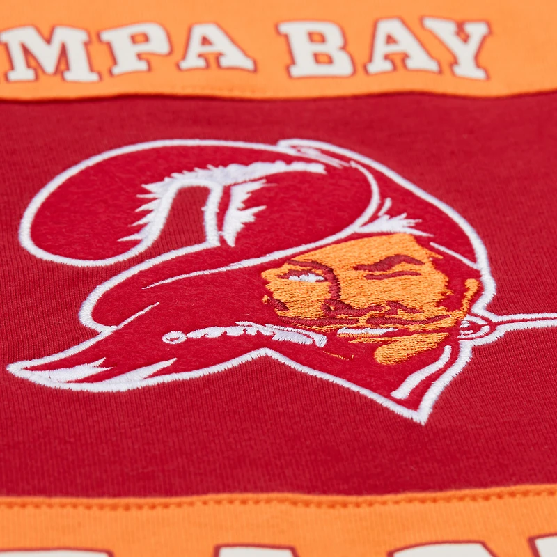Men's Mitchell & Ness Orange Tampa Bay Buccaneers Retro Colorblock Tank Top