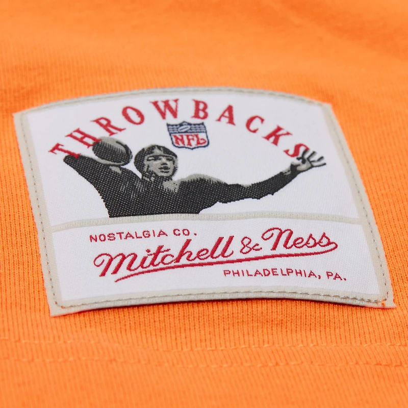 Men's Mitchell & Ness Orange Tampa Bay Buccaneers Retro Colorblock Tank Top