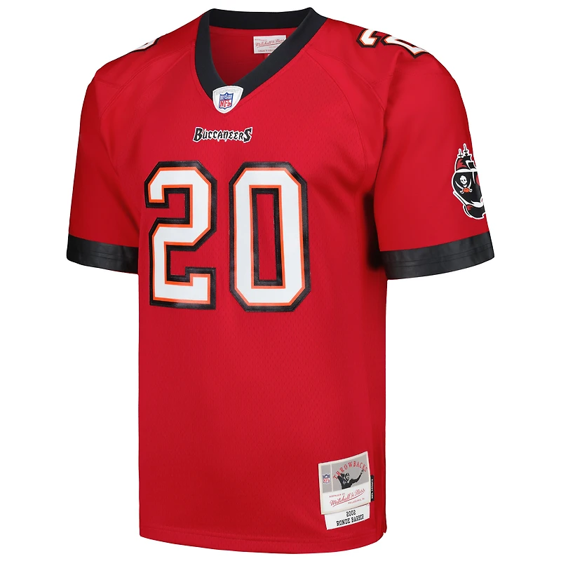 Maillot réplique Mitchell & Ness Ronde Barber rouge Tampa Bay Buccaneers Legacy pour hommes