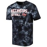 T-shirt MSX by Michael Strahan noir Tampa Bay Buccaneers Recovery Tie-Dye pour homme