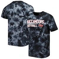T-shirt MSX by Michael Strahan noir Tampa Bay Buccaneers Recovery Tie-Dye pour homme