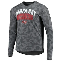 T-shirt à manches longues MSX by Michael Strahan pour homme Tampa Bay Buccaneers Performance Camo Gris