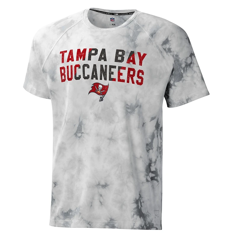 T-shirt à manches raglan MSX by Michael Strahan gris Tampa Bay Buccaneers Resolution pour homme