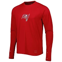 T-shirt raglan à manches longues pour homme MSX by Michael Strahan Rouge Tampa Bay Buccaneers Interval