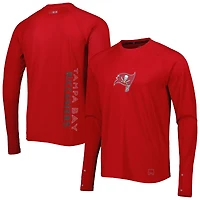 T-shirt raglan à manches longues pour homme MSX by Michael Strahan Rouge Tampa Bay Buccaneers Interval