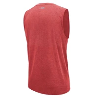 T-shirt sans manches MSX by Michael Strahan Red Tampa Bay Buccaneers Warm Up pour homme