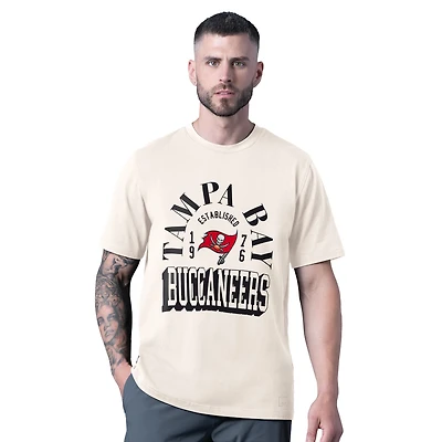 T-shirt vintage blanc MSX par Michael Strahan pour homme, Tampa Bay Buccaneers