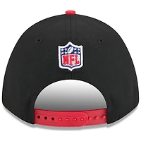 Casquette ajustable New Era 9FORTY M-Crown A-Frame noire/rouge pour homme des Tampa Bay Buccaneers, draft NFL 2025
