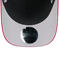 Casquette ajustable New Era 9FORTY M-Crown A-Frame noire/rouge pour homme des Tampa Bay Buccaneers, draft NFL 2025