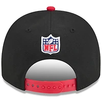 Casquette snapback A-Frame 9FIFTY noire/rouge pour homme des Tampa Bay Buccaneers, draft NFL 2025