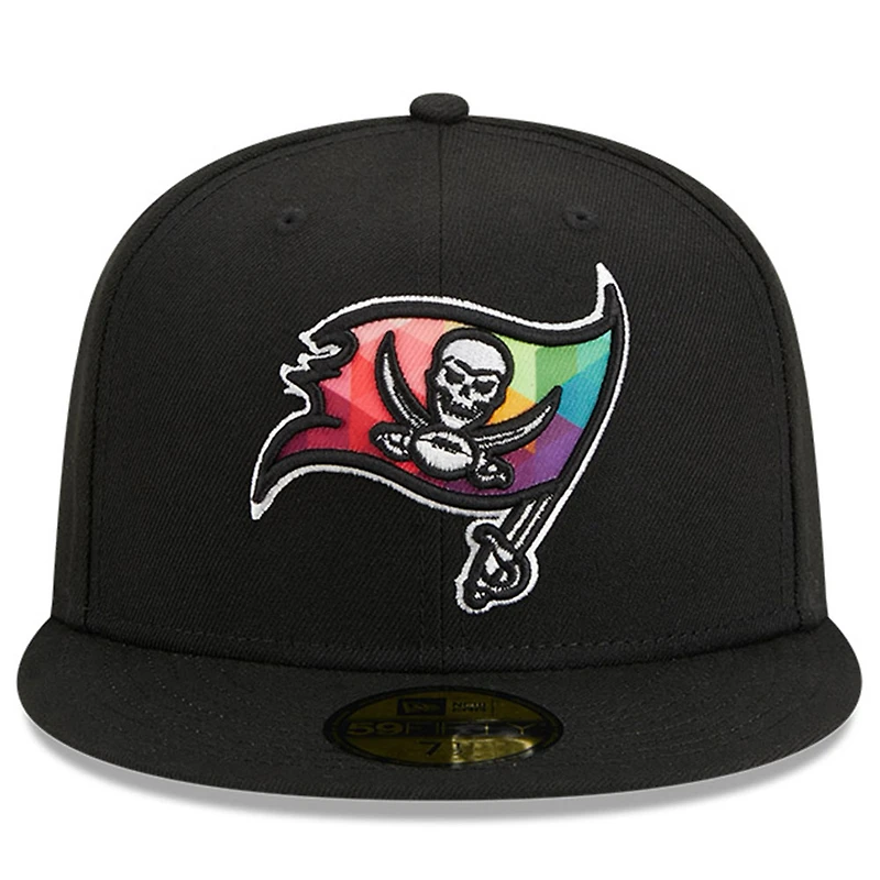 Casquette ajustée 59FIFTY NFL Crucial Catch 2023 Tampa Bay Buccaneers New Era noire pour homme
