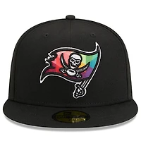 Casquette ajustée 59FIFTY NFL Crucial Catch 2023 Tampa Bay Buccaneers New Era noire pour homme