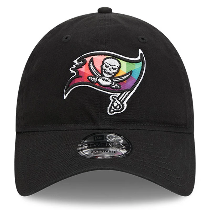 Casquette réglable New Era noire Tampa Bay Buccaneers 2023 NFL Crucial Catch 9TWENTY pour hommes