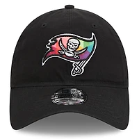 Casquette réglable New Era noire Tampa Bay Buccaneers 2023 NFL Crucial Catch 9TWENTY pour hommes