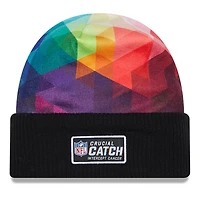Men's New Era Black Tampa Bay Buccaneers 2023 NFL Crucial Catch Cuffed Knit Hat