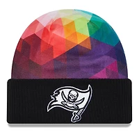 Men's New Era  Black Tampa Bay Buccaneers 2023 NFL Crucial Catch Cuffed Knit Hat