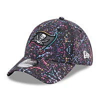 Casquette New Era noire 39THIRTY Flex des Buccaneers de Tampa Bay 2025 NFL Crucial Catch pour homme