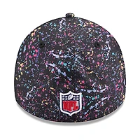 Casquette New Era noire 39THIRTY Flex des Buccaneers de Tampa Bay 2025 NFL Crucial Catch pour homme