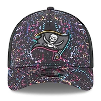 Casquette ajustable 9FORTY NFL Crucial Catch 2025 des Buccaneers de Tampa Bay de New Era pour homme, noire