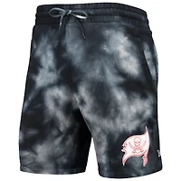 Men's New Era Black Tampa Bay Buccaneers Tie-Dye Shorts