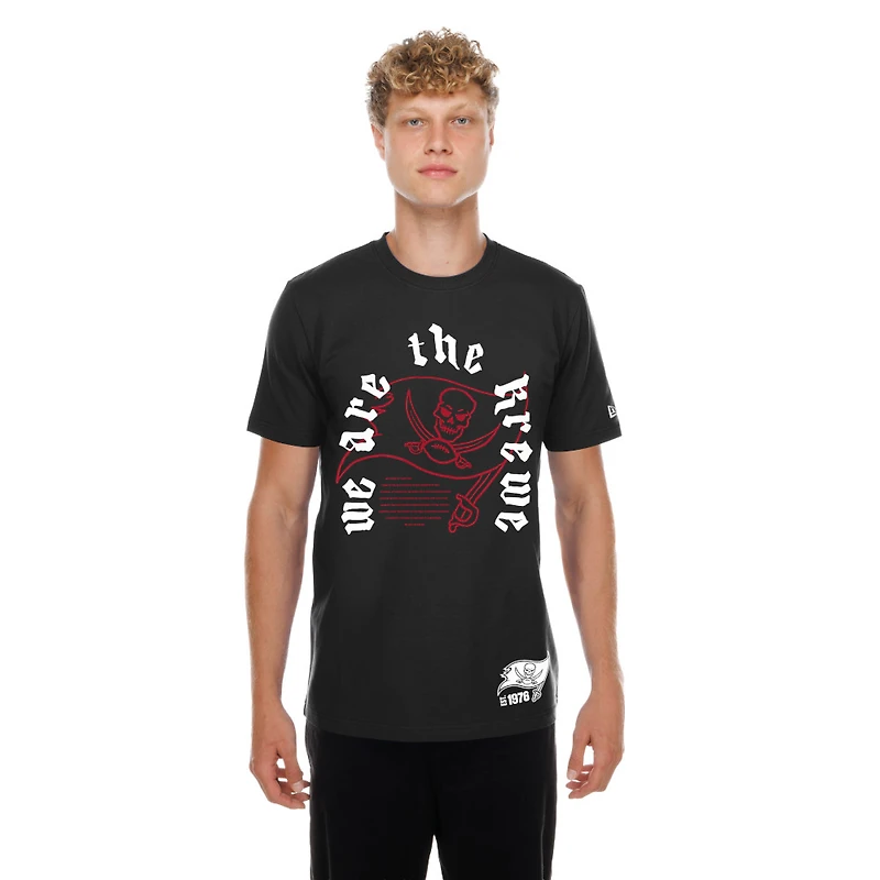 Men's New Era  Black Tampa Bay Buccaneers We are the Krewe Draft T-Shirt