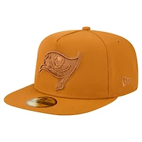 Casquette ajustée A-Frame 59FIFTY marron pour homme, motif Tampa Bay Buccaneers, New Era
