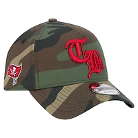 Men's New Era Camo Tampa Bay Buccaneers Mystic Camo A-Frame 9FORTY Adjustable Hat