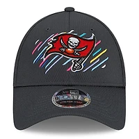 Men's New Era Charcoal Tampa Bay Buccaneers 2021 NFL Crucial Catch - 9FORTY Adjustable Hat