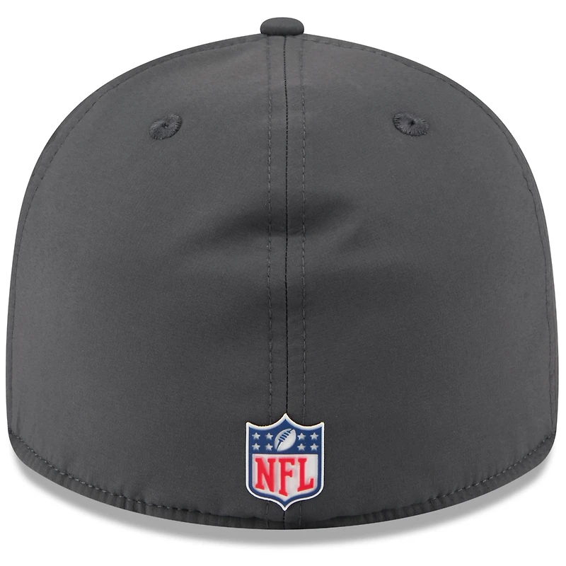Men's New Era Charcoal Tampa Bay Buccaneers 2025 Sideline Cold Weather Retro Crown 59FIFTY Fitted Hat
