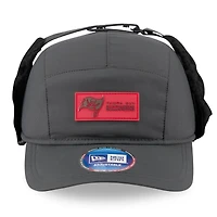 Men's New Era Charcoal Tampa Bay Buccaneers 2025 Sideline Cold Weather Runner Dog Ear Adjustable Hat