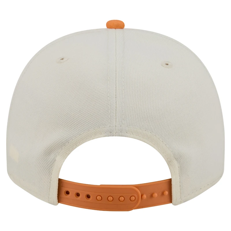 Men's New Era  Cream/Orange Tampa Bay Buccaneers Washed A-Frame 9FIFTY Snapback Hat