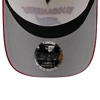 Casquette ajustable New Era 9FORTY A-Frame M-Crown pour homme, crème/rouge, Tampa Bay Buccaneers, draft NFL 2025